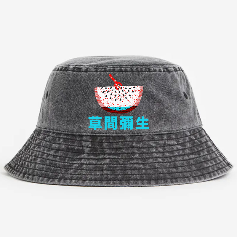 Yayoi Kusama Watermelon Vintage 100% Cotton Bucket Hat
