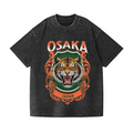 Osaka Tiger Japan Vintage Wash Japanese Design T-Shirt