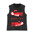 Pure Cotton Wash-Dyed Sleeveless Tank Top