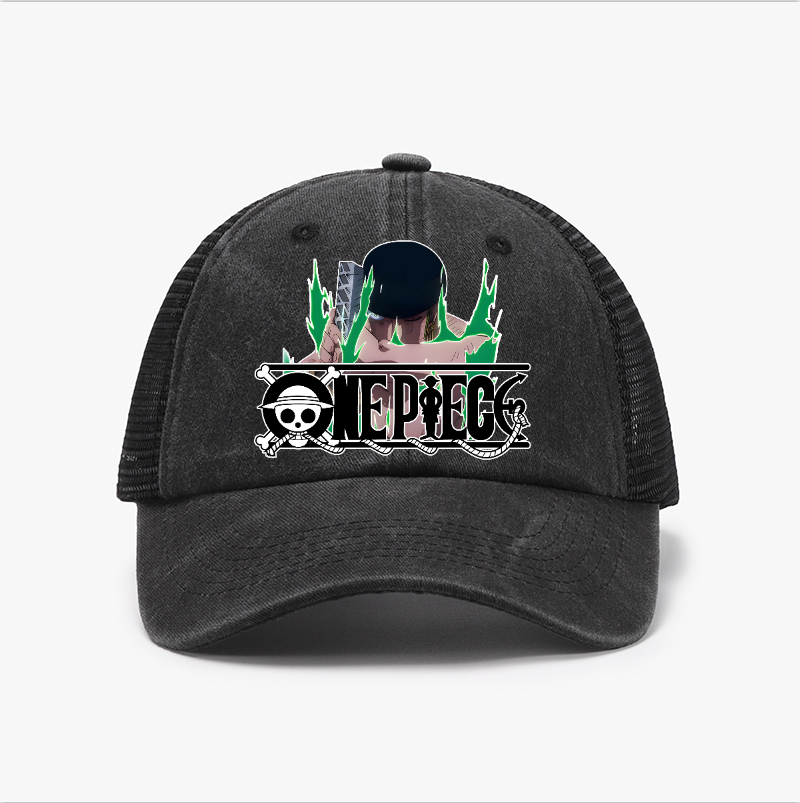 One Piece Roronoa Zoro Vintage Cotton Breathable Hat