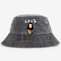Ghibli No Face Kaonashi  Vintage 100% Cotton Bucket Hat