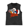 Speed Racer Pure Cotton Wash-Dyed Sleeveless Tank Top