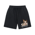 Cat Vintage Pure Thick Cotton Shorts