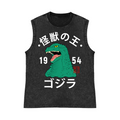 Kaiju Pure Cotton Wash-Dyed Sleeveless Tank Top