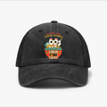 Ramen Cat Vintage Cotton Breathable Hat