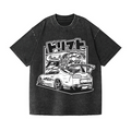 Toyota Supra Car  Mk4 Vintage Wash Japanese Design T-Shirt
