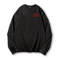 Tsukiji Fish Market Vintage Washed Cotton Back Art Long-sleeve T-shirt