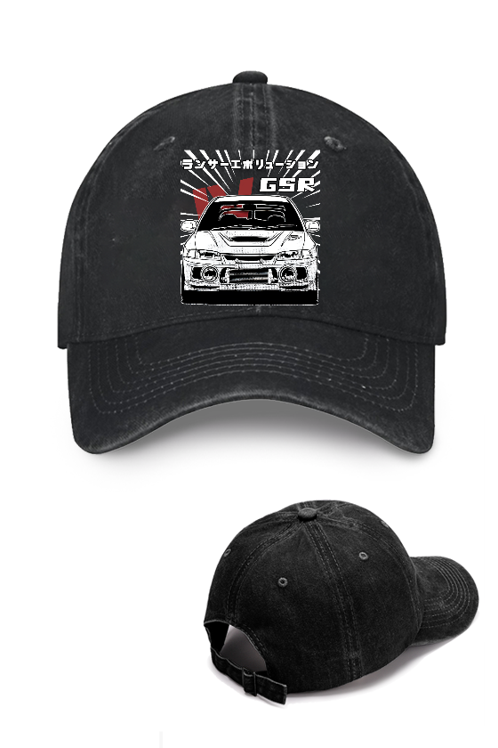 GSR Car Vintage Cotton Cap