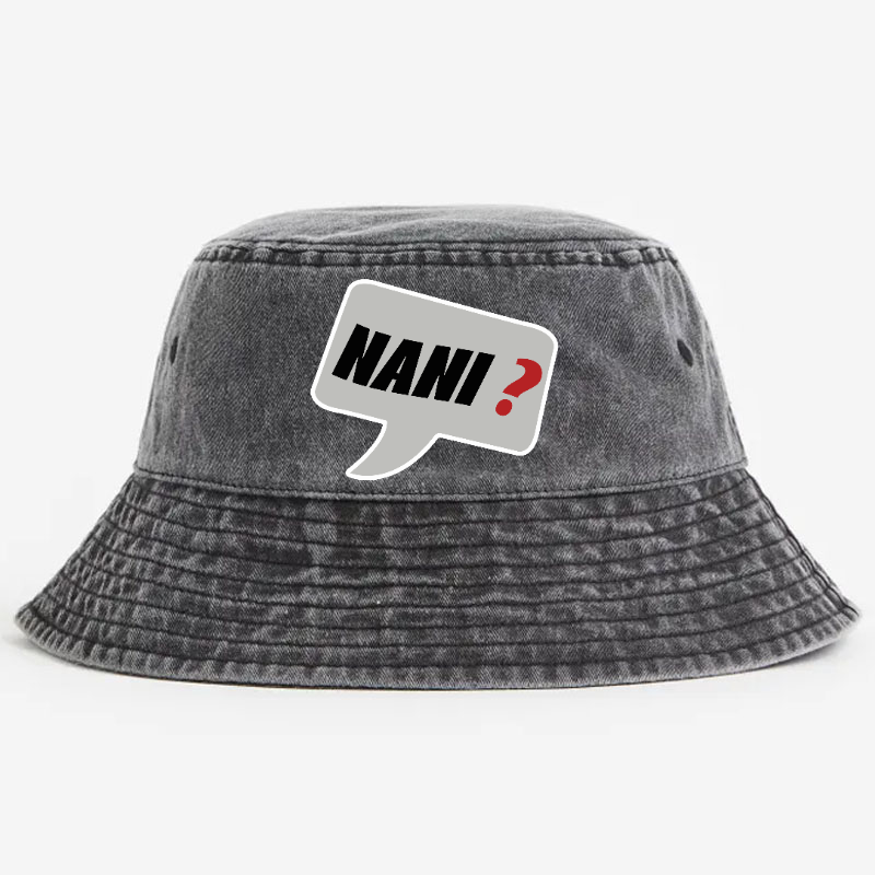 Nani? Vintage 100% Cotton Bucket Hat