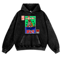 Kaiju Vintage Washed Thick Cotton Hoodie