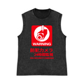 Security Cameras Pure Cotton Wash-Dyed Sleeveless Tank Top