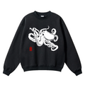Octopus Vintage Cotton Blend Crewneck Sweatshirt