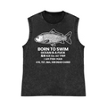 Fish Pure Cotton Wash-Dyed Sleeveless Tank Top