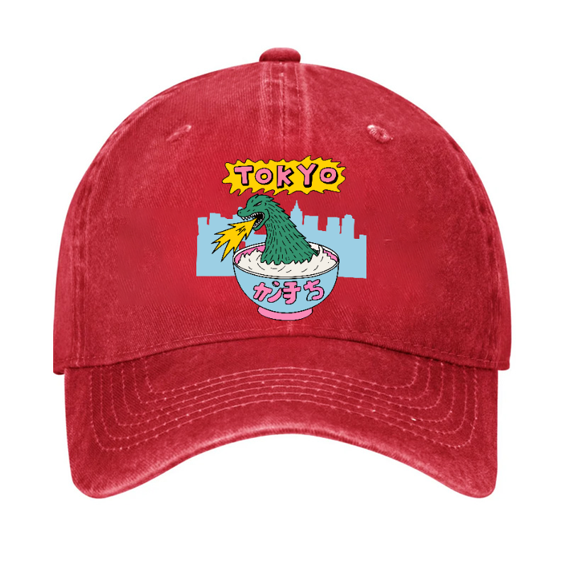 Tokyo Kaiju Vintage Cotton Hat
