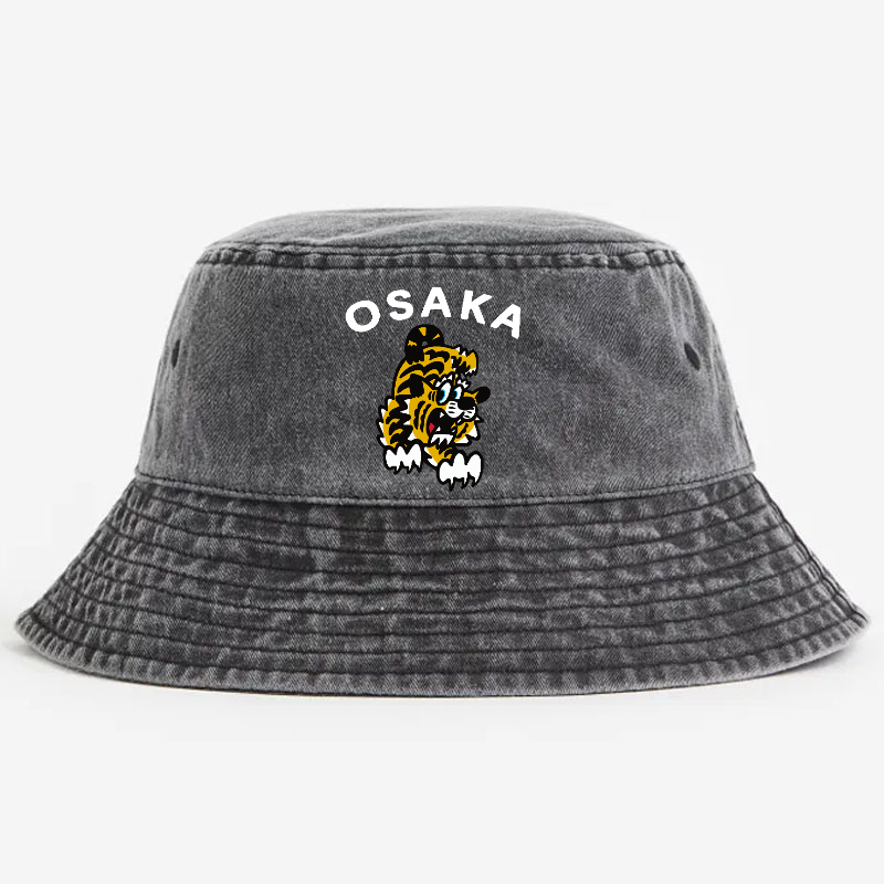 Osaka Tiger Vintage 100% Cotton Bucket Hat