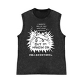 Gecko Pure Cotton Wash-Dyed Sleeveless Tank Top