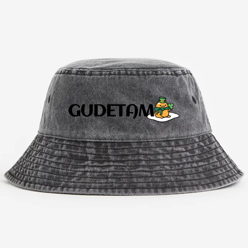 Egg Saint Patrick Vintage 100% Cotton Bucket Hat