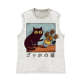 Pure Cotton Wash-Dyed Sleeveless Tank Top