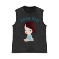 Yoshitomo Nara Pure Cotton Wash-Dyed Sleeveless Tank Top