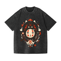 Ghibli Totoro No Face Kaonashi Vintage Wash Japanese Design T-Shirt