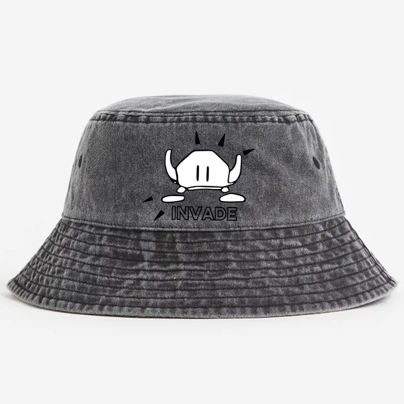 Bubble Bobble Invade Vintage 100% Cotton Bucket Hat