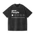 People Vintage Wash Japanese Design T-Shirt