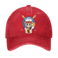 Baseball Cat Vintage Cotton Cap