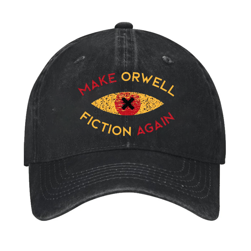 Make Orwell Fiction Again Vintage Cotton Cap