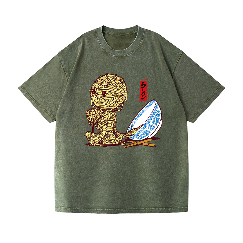 Ramen Yummy Vintage Wash Japanese Design T-Shirt