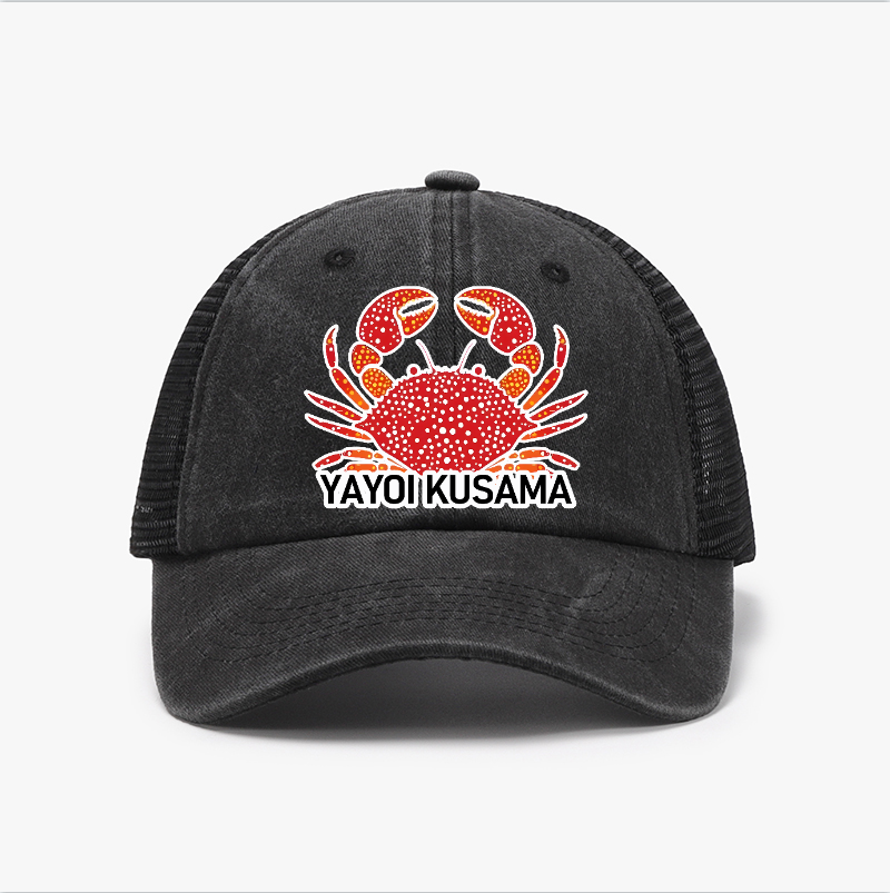 Yayoi Kusama Crab Vintage Cotton Breathable Hat