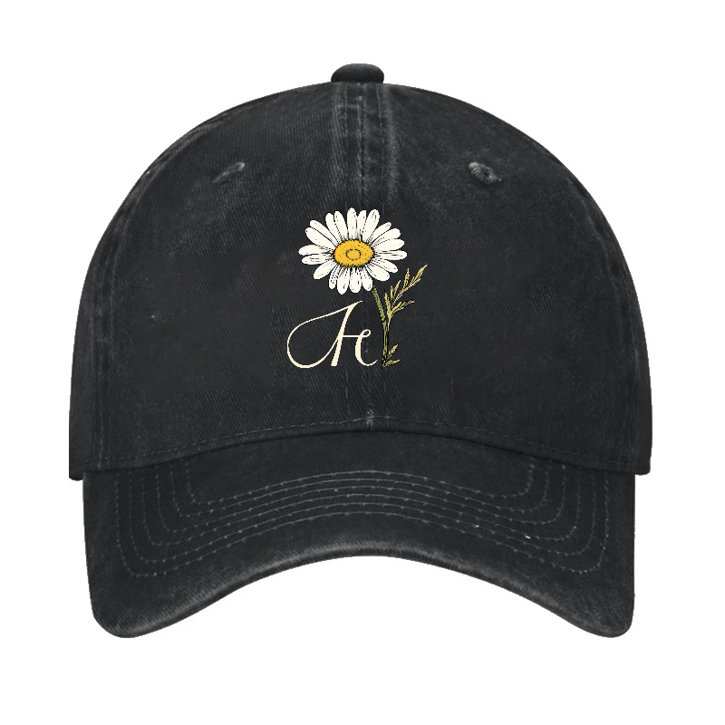 Chrysanthemums Vintage Cotton Cap