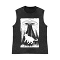 Pure Cotton Wash-Dyed Sleeveless Tank Top