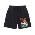 Kaiju Wave Vintage Pure Thick Cotton Shorts