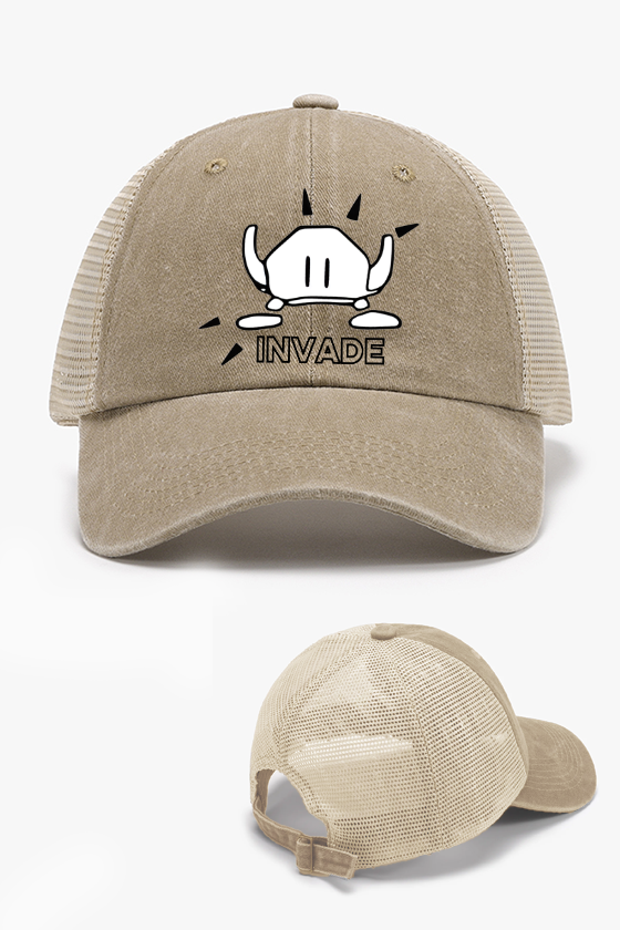 Bubble Bobble Invade  Vintage Cotton Breathable Hat