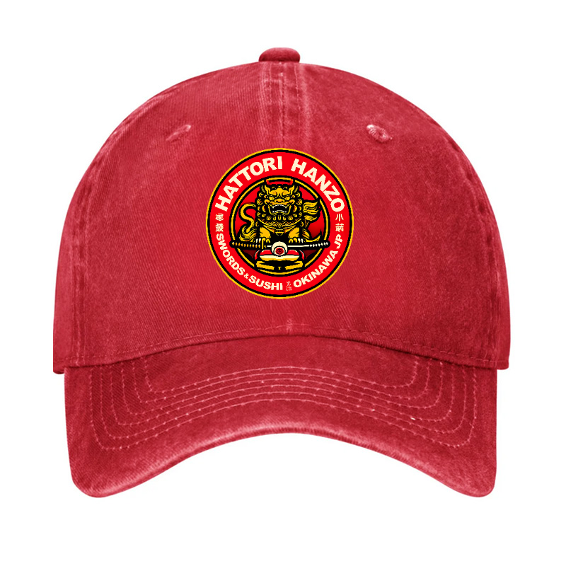 Okinawa Hattori Hanzo Komainu Vintage Cotton Cap