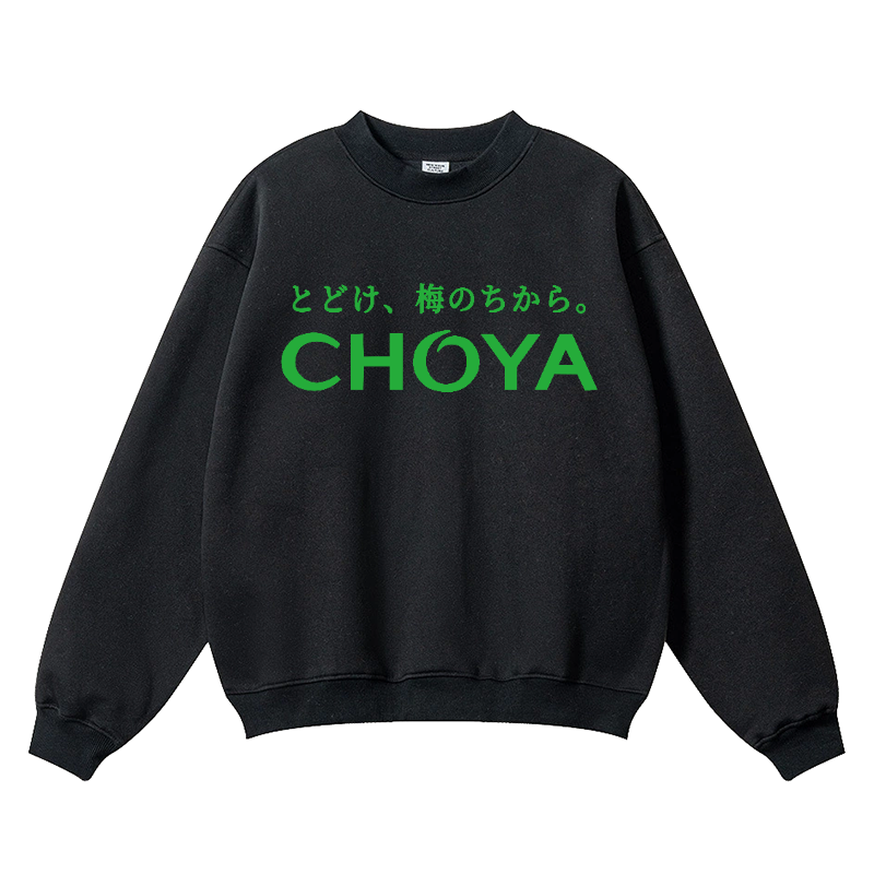 Choya Vintage Cotton Blend Crewneck Sweatshirt