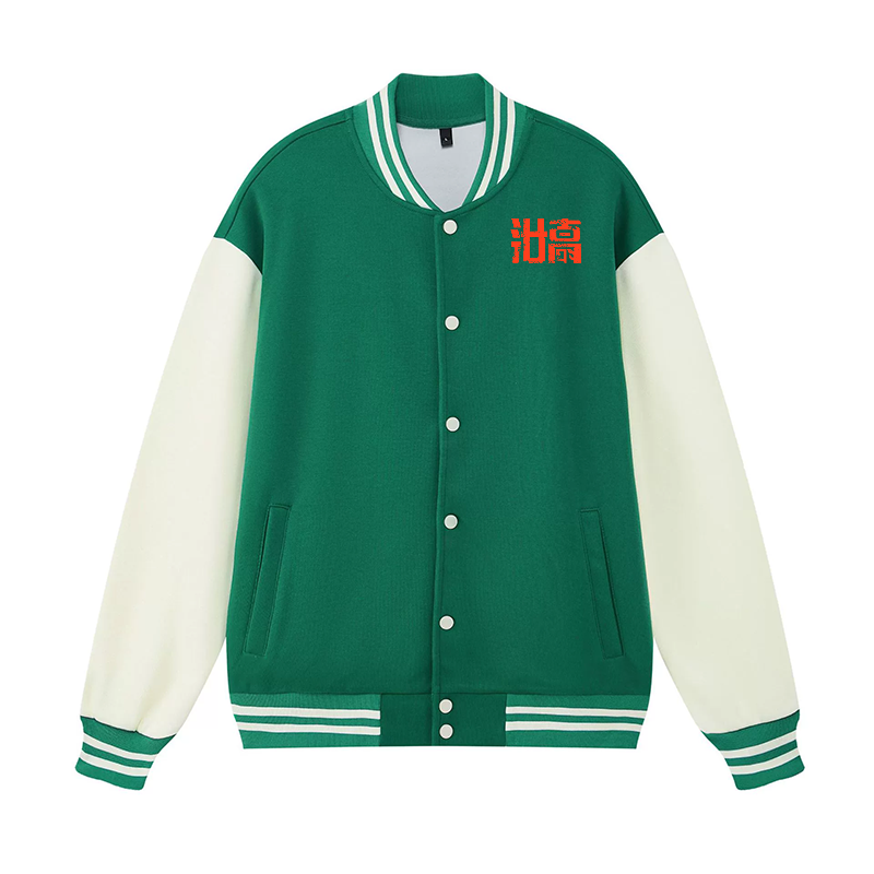 Kaiju Wave Vintage Cotton Varsity Jacket
