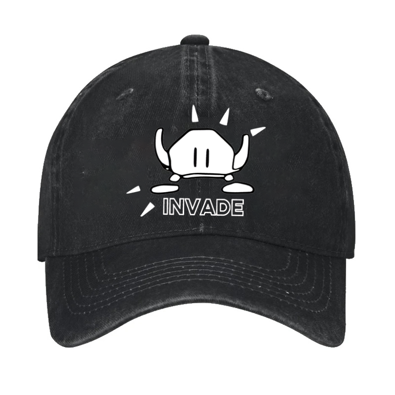 Bubble Bobble Invade  Vintage Cotton Cap