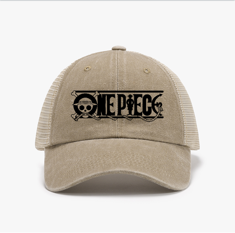 One Piece Luffy Vintage Cotton Breathable Hat