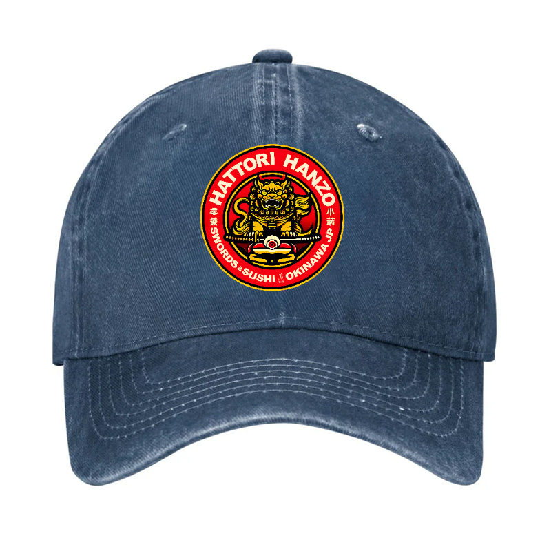 Okinawa Hattori Hanzo Komainu Vintage Cotton Cap