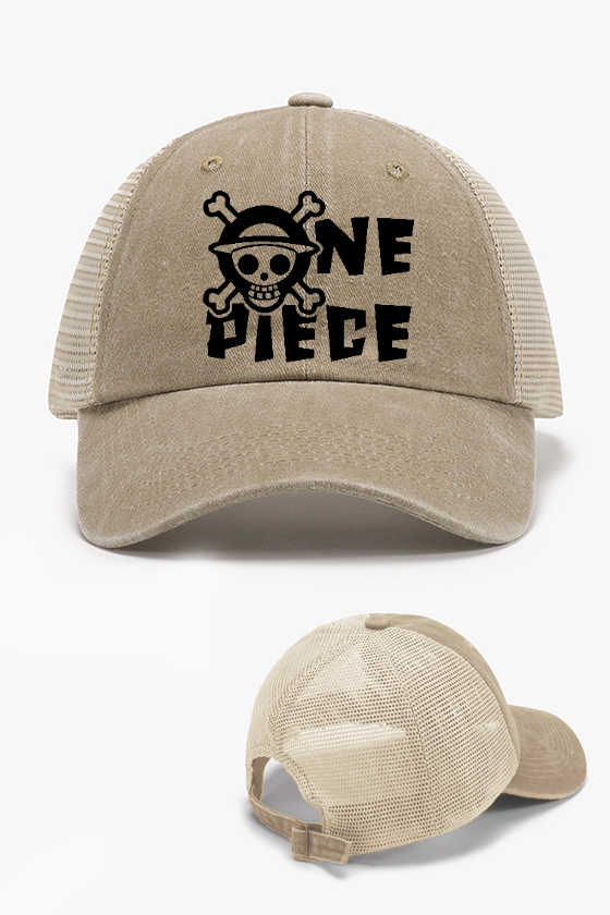 One Piece Luffy Vintage Cotton Breathable Hat