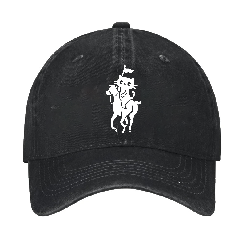 Neko Cat Vintage Cotton Cap
