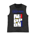 SAYAMA Pure Cotton Wash-Dyed Sleeveless Tank Top