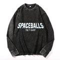 Spaceballs Vintage Cotton Wash Crewneck Long-Sleeve T-Shirt
