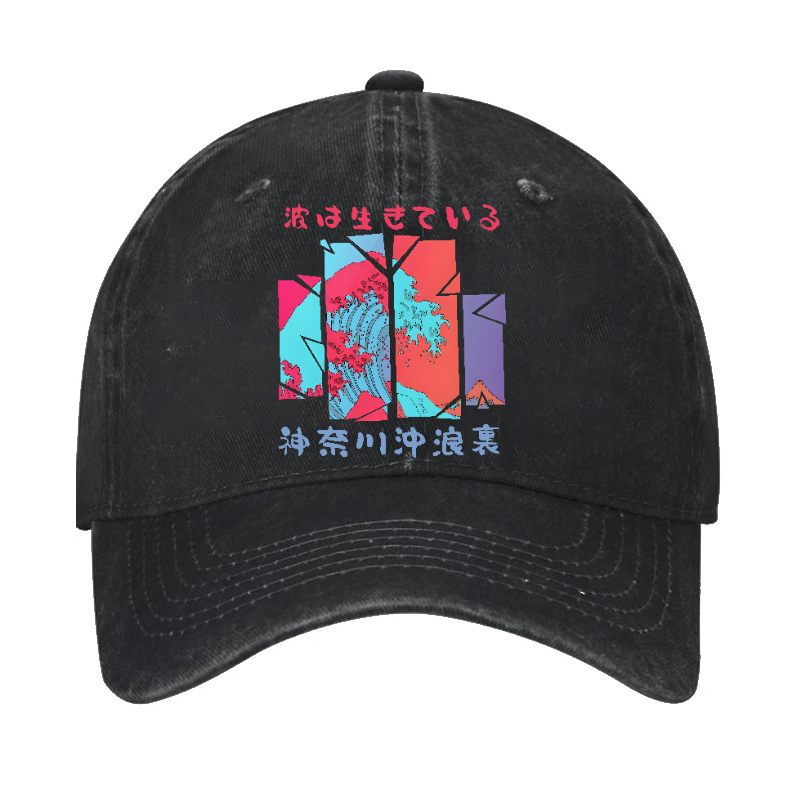 Great Wave Vintage Cotton Cap