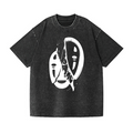 Ghibli No Face Kaonashi Vintage Wash Japanese Design T-Shirt
