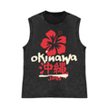 Okinawa Japan Pure Cotton Wash-Dyed Sleeveless Tank Top
