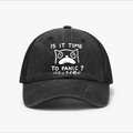 Panic Cat Vintage Cotton Breathable Hat