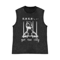 Got Too Silly Pure Cotton Wash-Dyed Sleeveless Tank Top