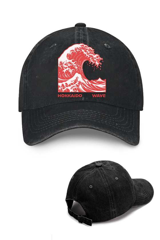 Hokkaido Wave Vintage Cotton Cap